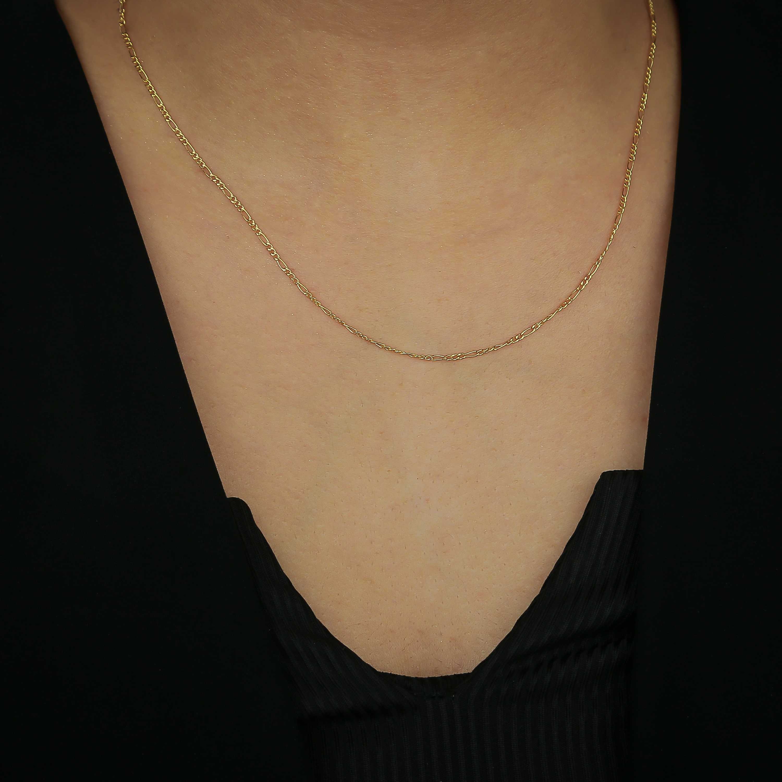 18 karat gold choker, made in Turkey - (H-0506)